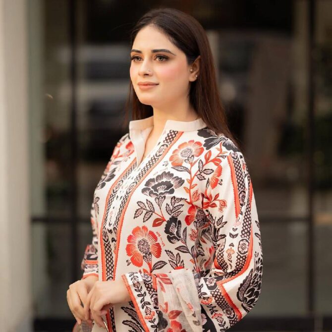 Pehnava Style Pure Natural Crepe With Digital Print Co-Ord Set - Image 2
