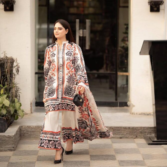 Pehnava Style Pure Natural Crepe With Digital Print Co-Ord Set