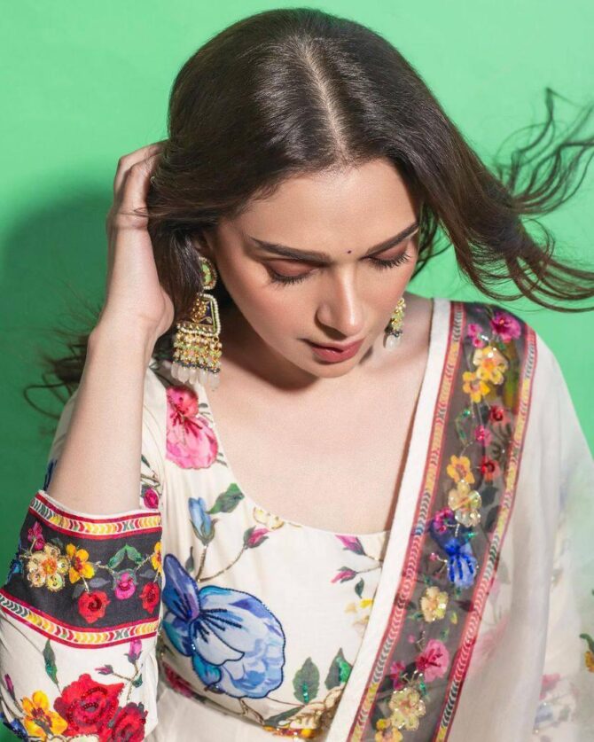 NEW SUMMER SPECIAL DESIGNER PRINTED ANARKALI GOWN - Image 2
