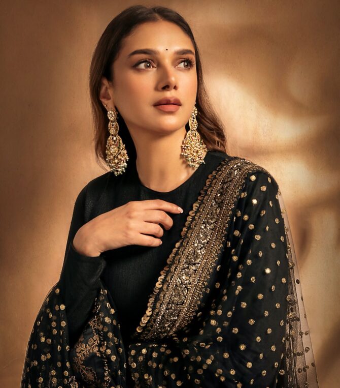 PRESENTING NEW #SABYA-SACHI INSPIRED SEQUINS & ZARI EMBROIDERY WORK ANARKALI GOWN WITH PANT AND ELEGANT DUPATTA SET - Image 2