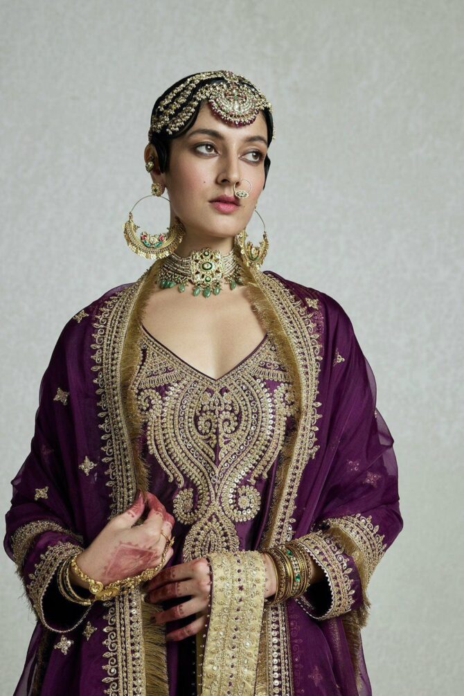 ENHANCE THE BEAUTY OF YOUR WARDROBE WITH THIS NEWLY LAUNCHED FLAIRED KURTI-PLAZZO SET - Image 2