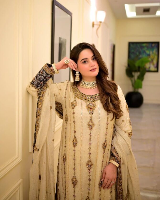 Pehnava Style Zari & Sequins Embroidery Work Kurtie Set - Image 3