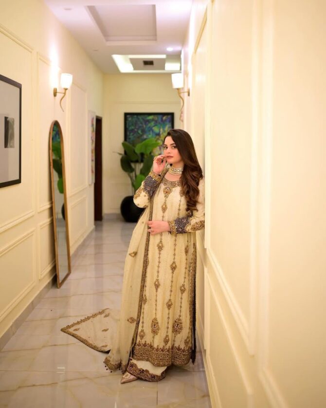 Pehnava Style Zari & Sequins Embroidery Work Kurtie Set - Image 6