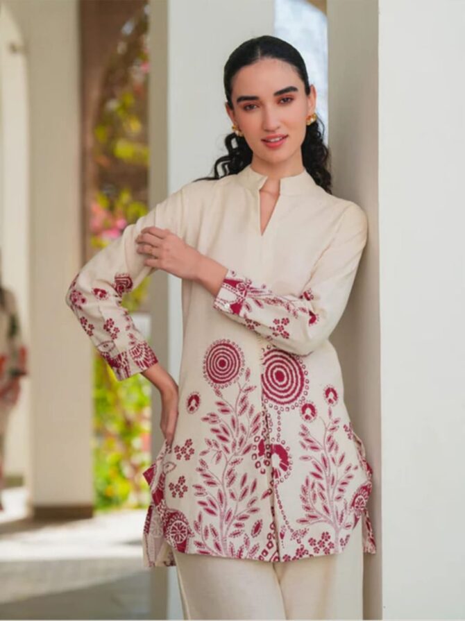 Pehnava Style Cotton Multi Printed Co-Ord Set - Image 2