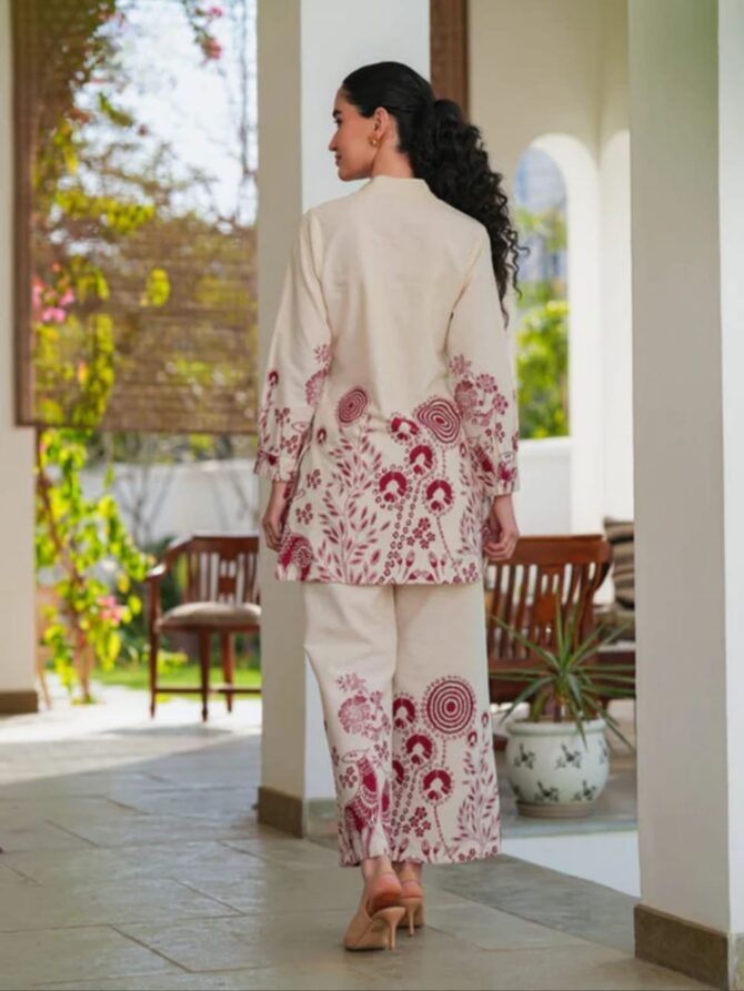 Pehnava Style Cotton Multi Printed Co-Ord Set - Image 3