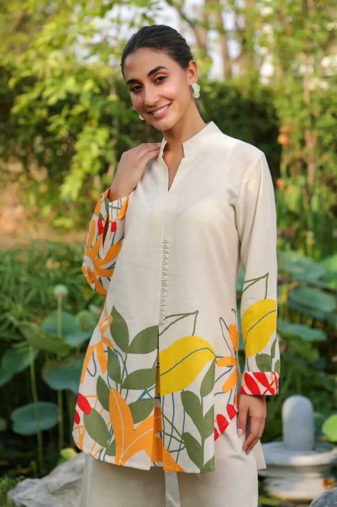 Pehnava Style Natural Cotton Flex Multi Print Co-Ord Set - Image 2